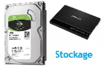 Image HDD et SSD
